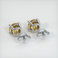 <span>1.24</span>&nbsp;<span class="tooltip-light">Ct.Tw.<span class="tooltiptext">Total Carat Weight</span></span> Sapphire Earrings, 14K White Gold 4